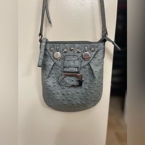 Guess Purse w Adjustable Strap - Silver Accents